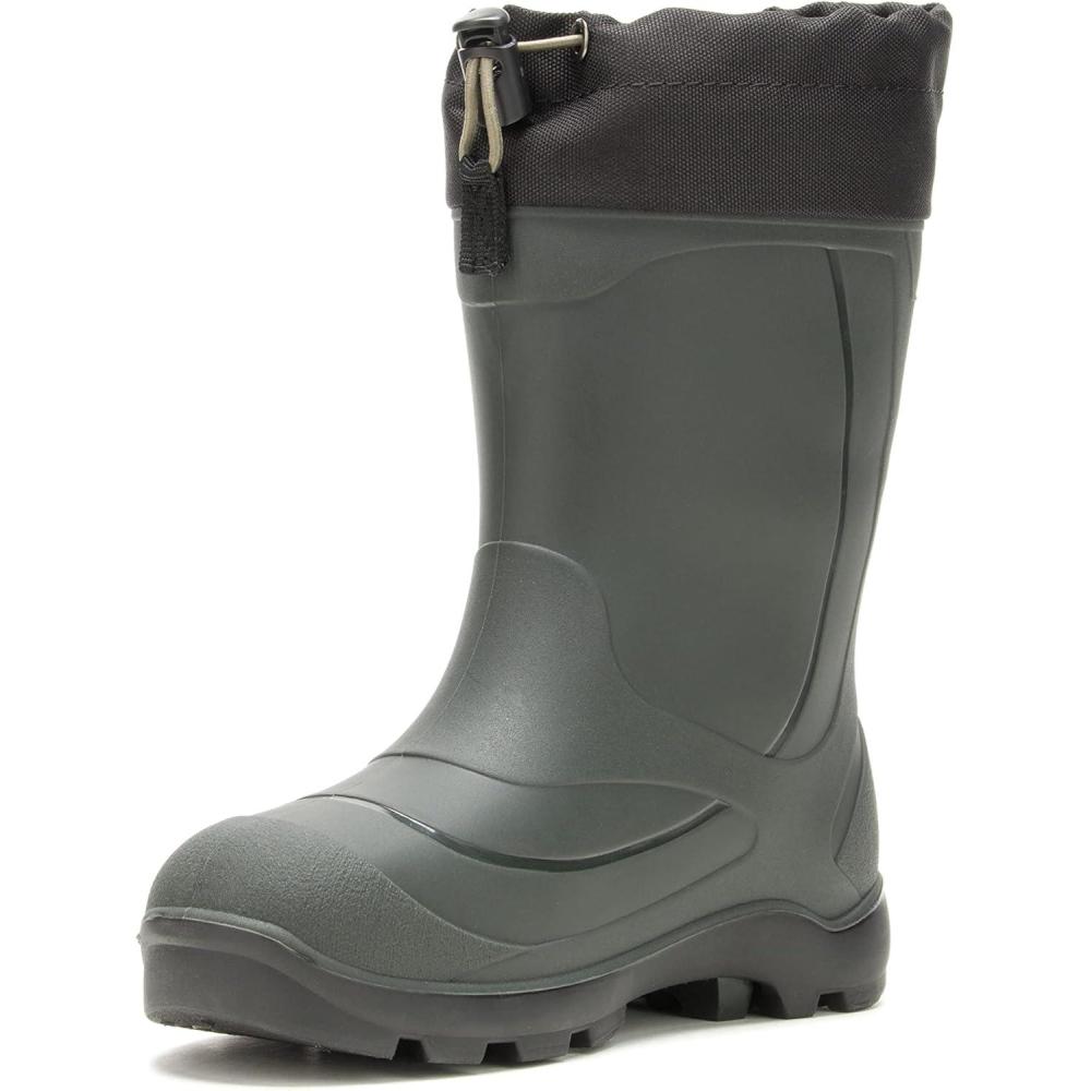 imageKamik Snobuster 1 Snow Boots for Kids Warm  Waterproof Kids BootsKhaki