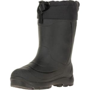 Kamik Snobuster 1, Snow Boots for Kids, Warm + Waterproof Kids Boots(Black)