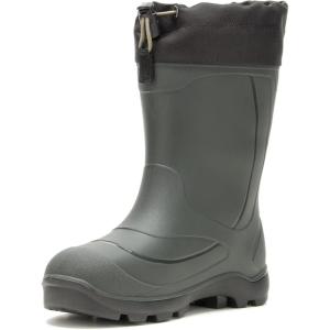 Kamik Snobuster 1, Snow Boots for Kids, Warm + Waterproof Kids Boots(Khaki)