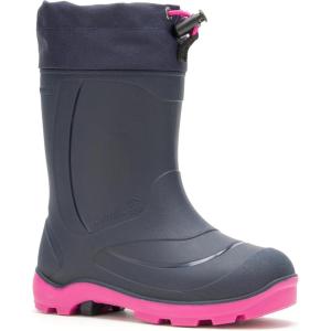 Kamik Snobuster 1, Snow Boots for Kids, Warm + Waterproof Kids Boots(Navy/Magenta)