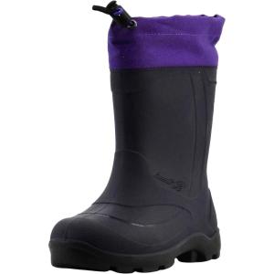 Kamik Snobuster 1, Snow Boots for Kids, Warm + Waterproof Kids Boots(Purple/Navy)