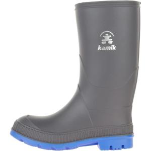Kamik Unisex-Child Stomp(Charcoal/Blue)