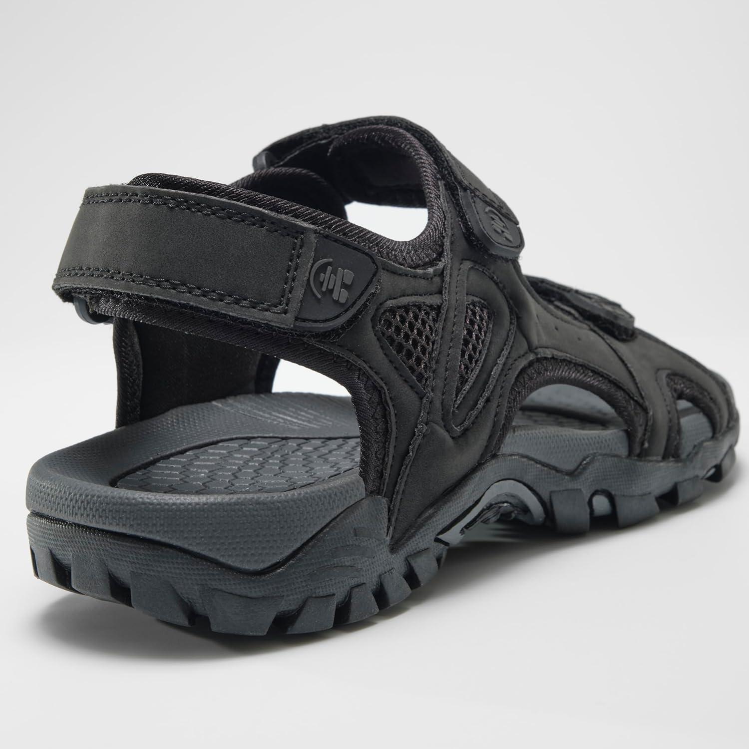 imageKamik Mens Ankle Strap SandalsBlack