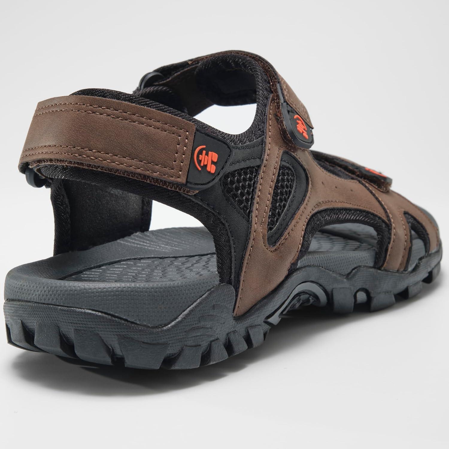 imageKamik Mens Ankle Strap SandalsBrown
