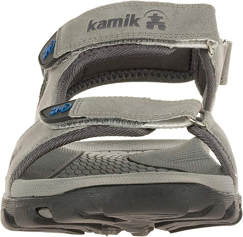 imageKamik Mens Ankle Strap SandalsGrey Lt Grey Lgy