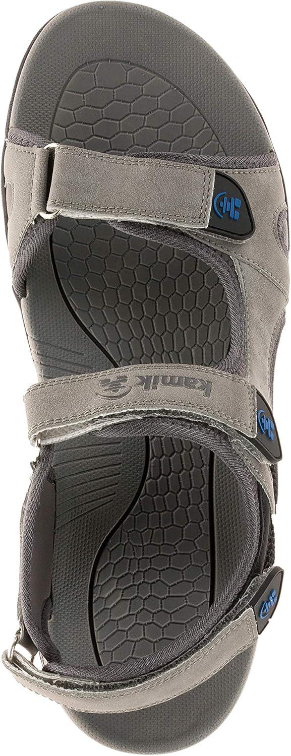 imageKamik Mens Ankle Strap SandalsGrey Lt Grey Lgy