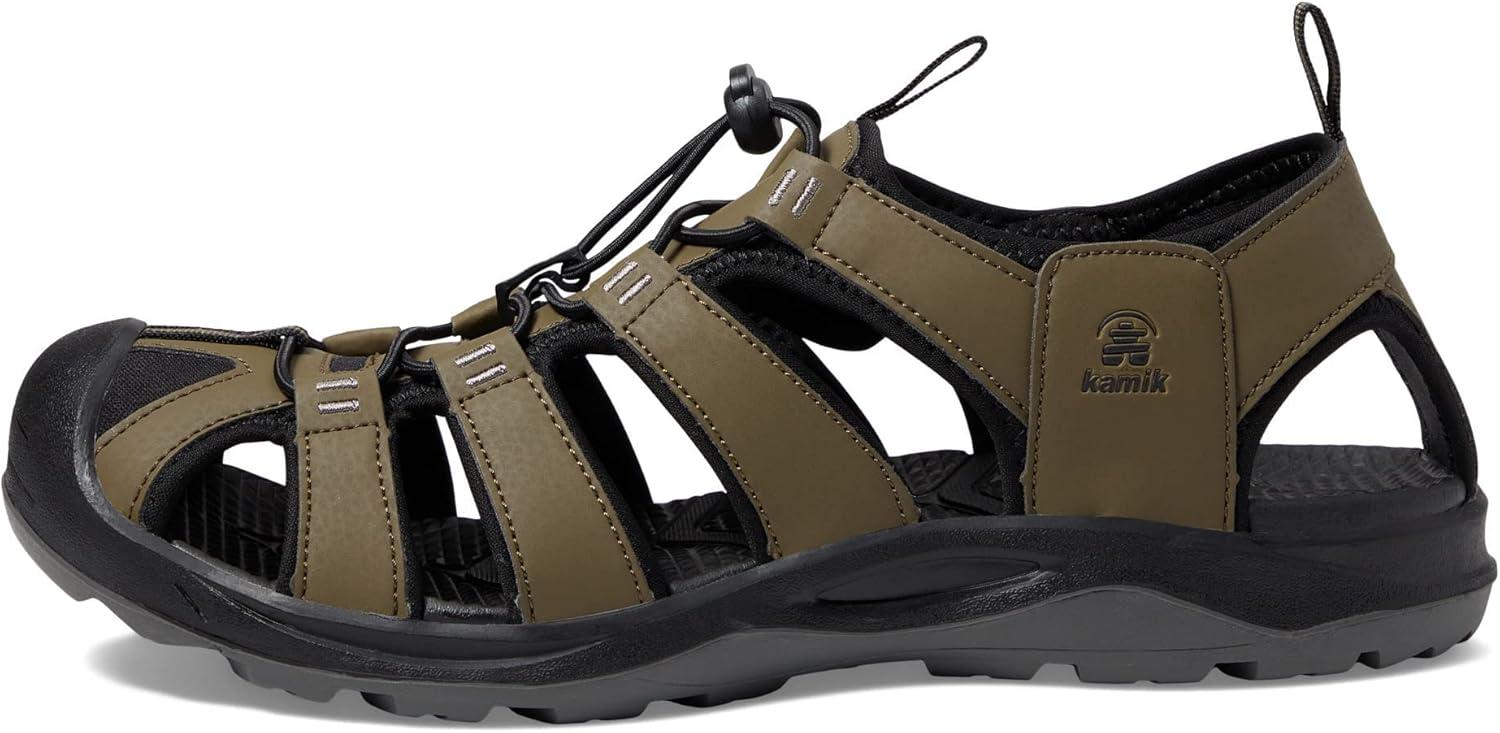 imageKamik Mens Fischer Fisherman SandalDark Olive