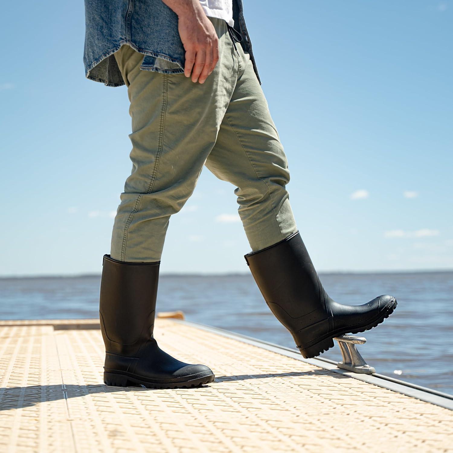 imageKamik Mens Michael Rain BootsKhaki