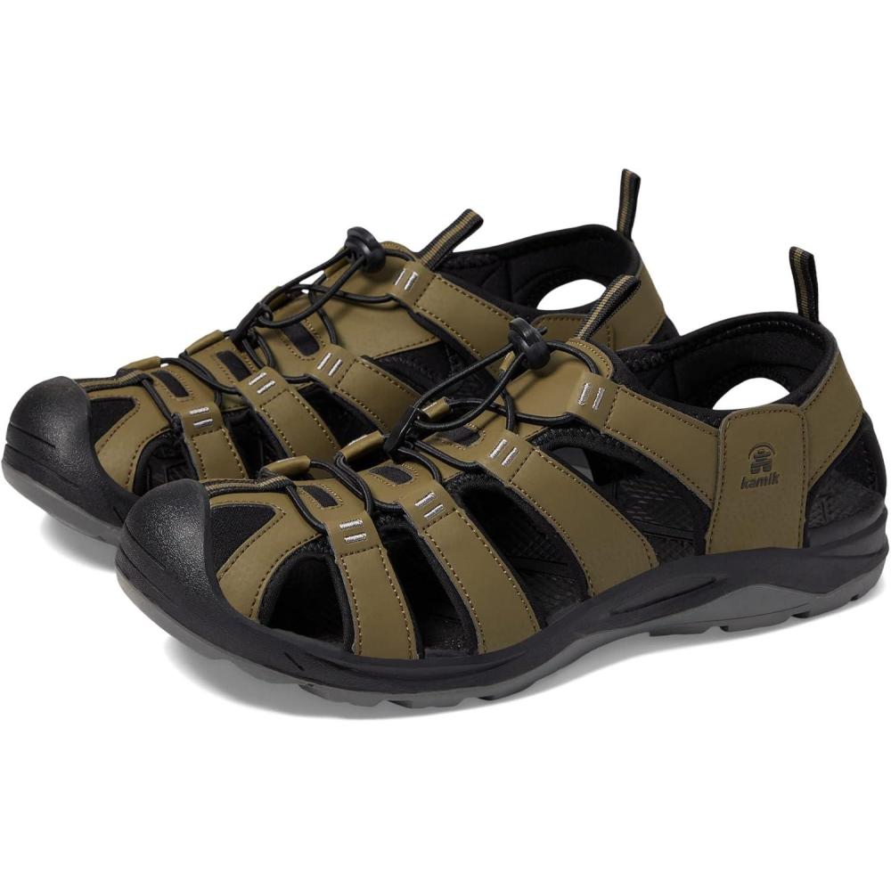 imageKamik Mens Fischer Fisherman SandalDark Olive