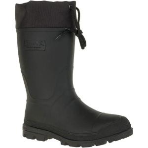 Kamik Icebreaker Insulated + Waterproof Snow Boots, Snow Boots for Men(Black)