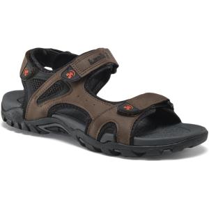 Kamik Men’s Ankle Strap Sandals(Brown)