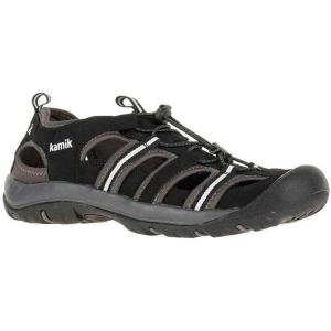 Kamik Men’s Fischer Fisherman Sandal(Black)