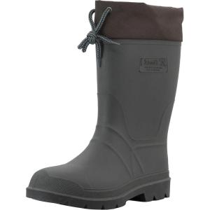 Kamik Forester Insulated + Waterproof Rubber Snow Boots, Snow Boots for Men(Khaki/Dark Brown)