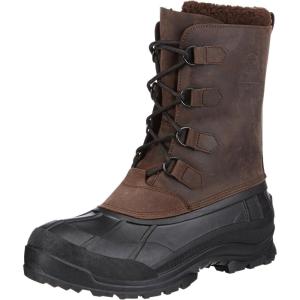 Kamik Men’s Alborg Winter Boots(Dark Brown Black)