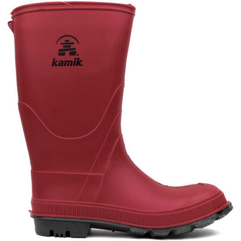 imageKamik Stomp Kids Rain Boots 100 Waterproof Kids BootsRed