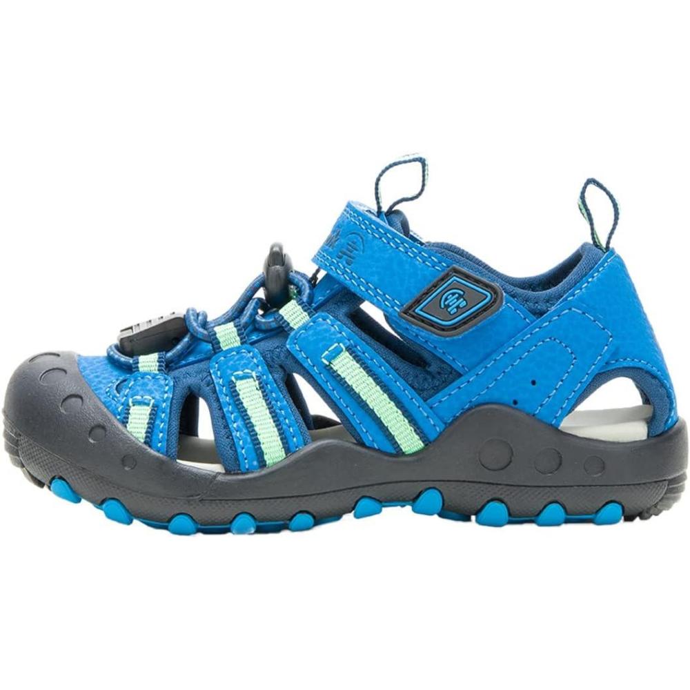 imageKamik UnisexChild Crab Sport SandalBlue Green