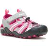Kamik Unisex-Child Crab Sport Sandal(Grey/Pink)