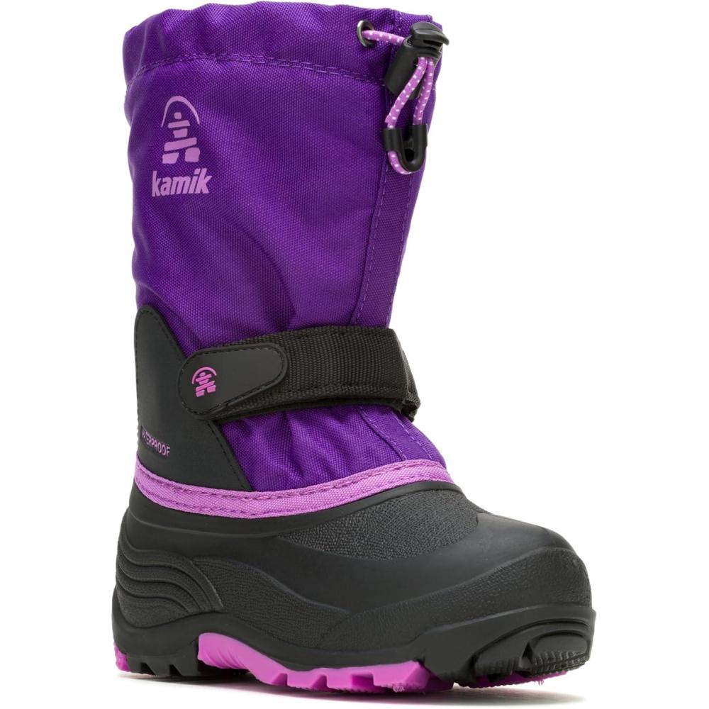 imageKamik Waterbug 5 Snow Boots for Kids Warm  Waterproof Kids BootsPurple