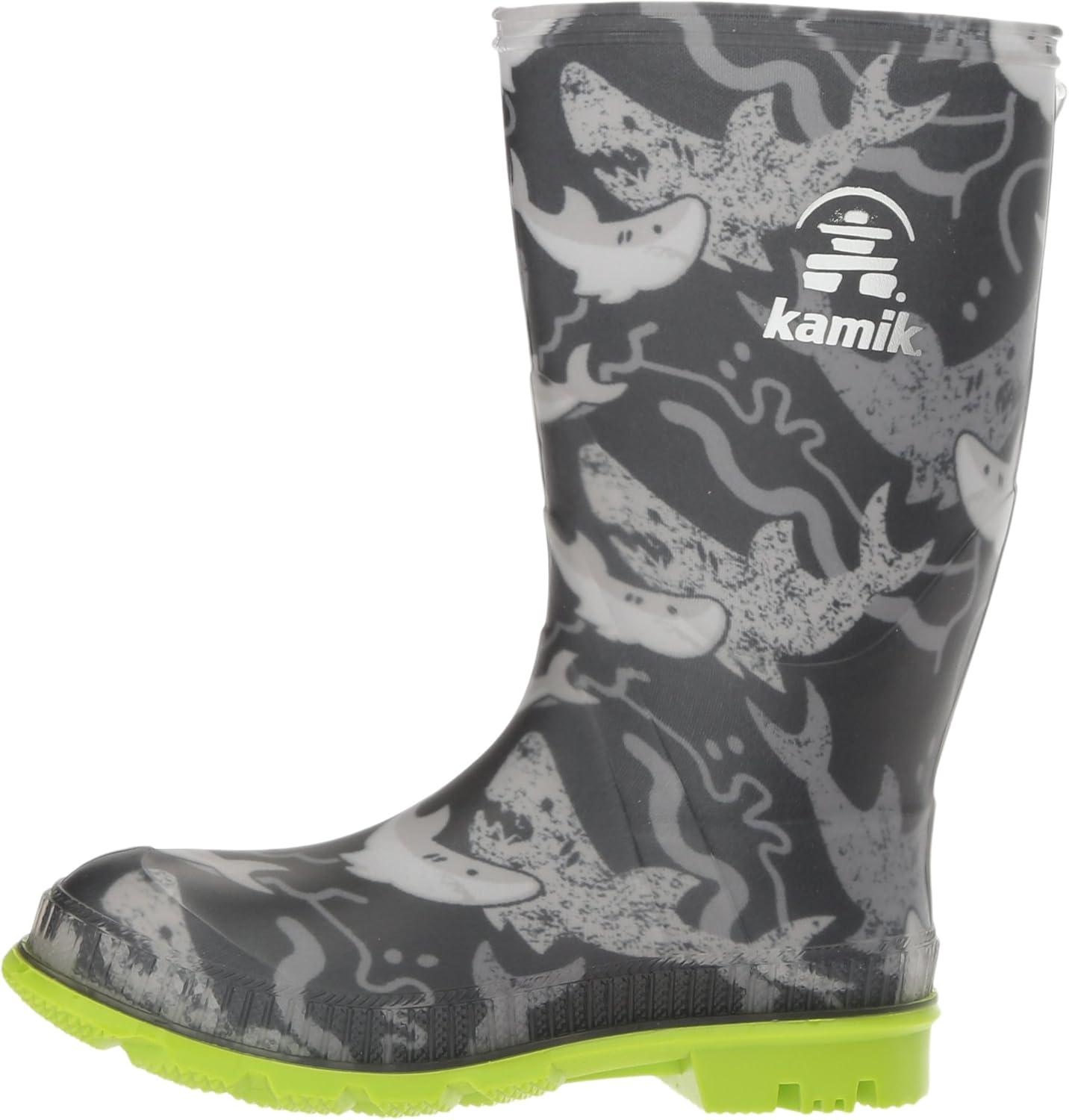 imageKamik UnisexChild Stomp2 Rain BootBlack