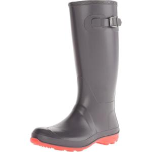Kamik Women’s Olivia Rain Boot(Charcoal W Pink Bottom)