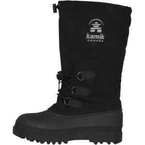 Kamik Greenbay 4 Snow Boots, Insulated Boots for Men(Black)