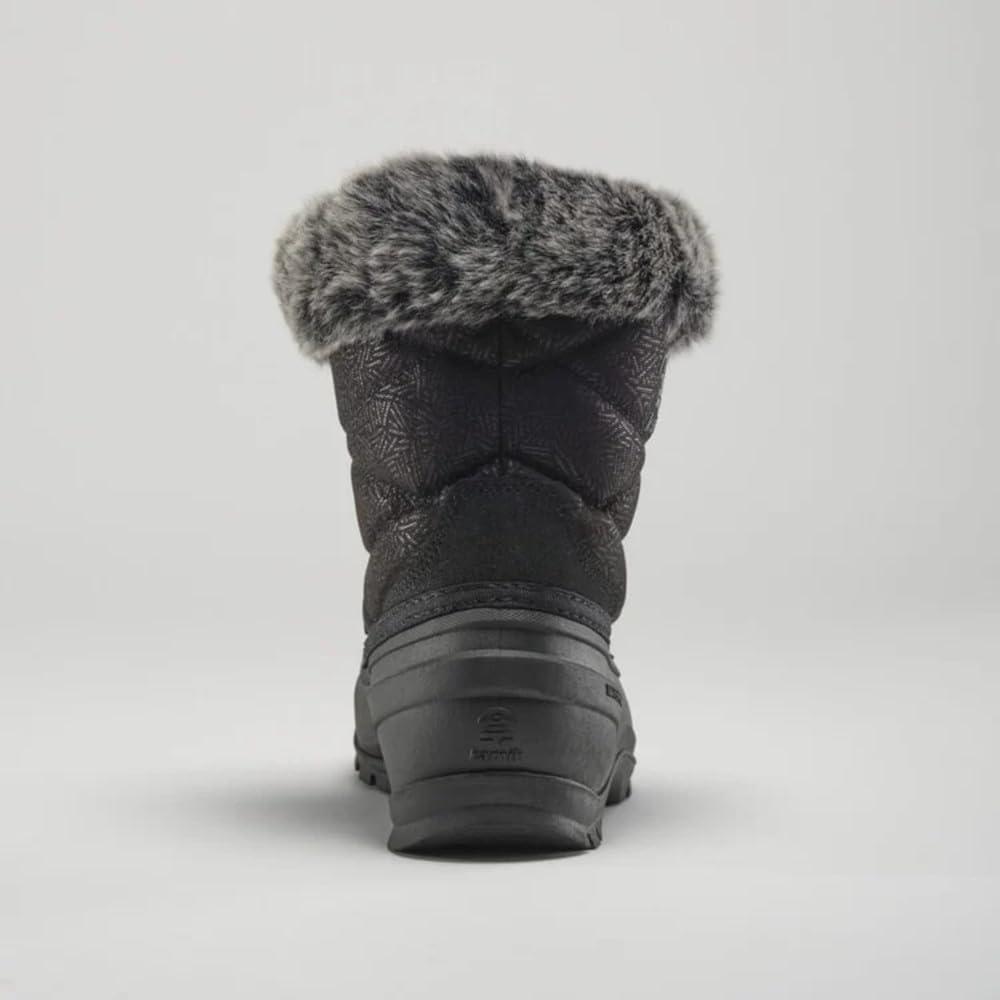 imageKamik Momentum L2 Snow Boots for Women Insulated Thermal Winter Boots for WomenBlack