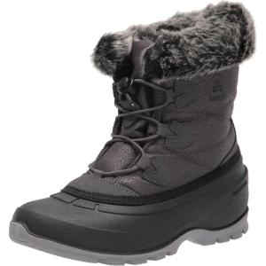 Kamik Momentum L2 Snow Boots for Women, Insulated + Thermal Winter Boots for Women(Charcoal)