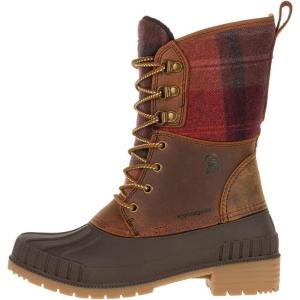 Kamik Women’s Sienna 2 Winter Boot(Dark Brown/Red Plaid)